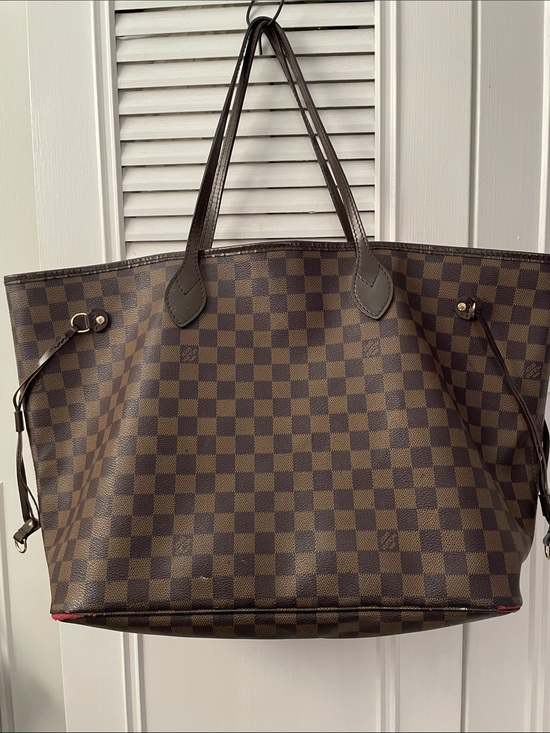 None Handbags - Louis Vuitton look a like Brown Monogram large purse handbag shoulder bag purse